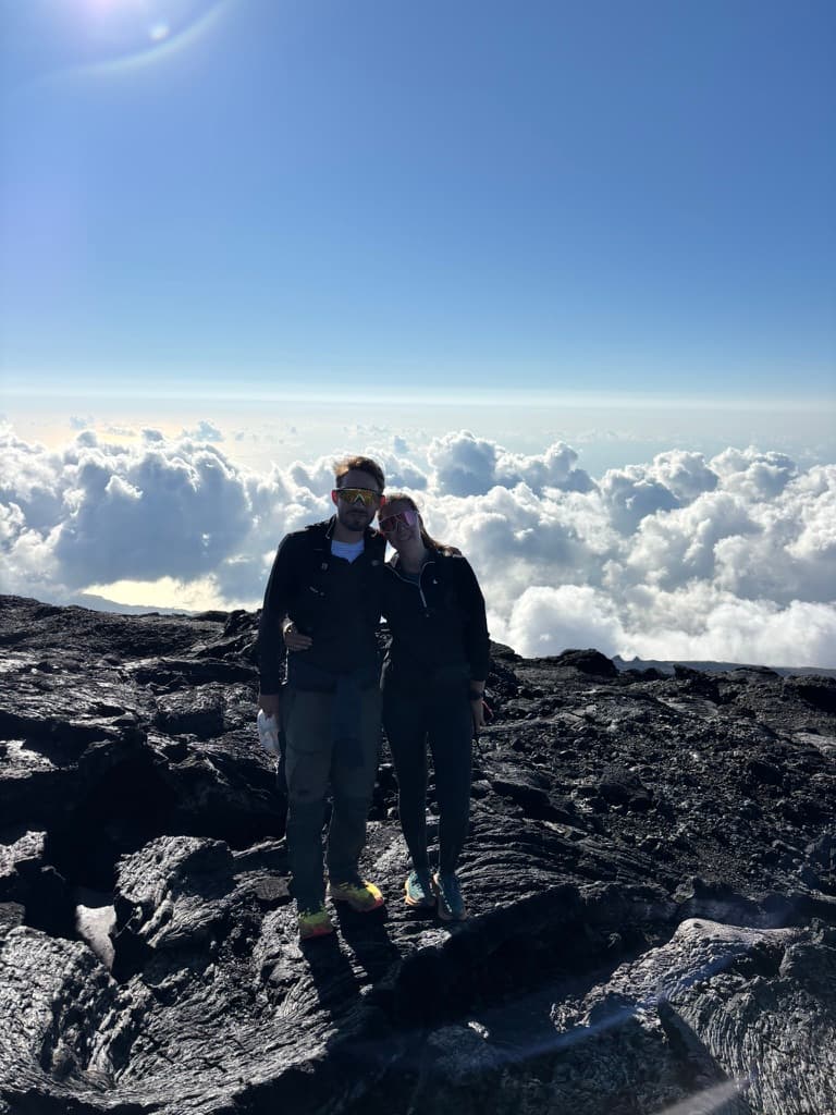 Au sommet du volcan